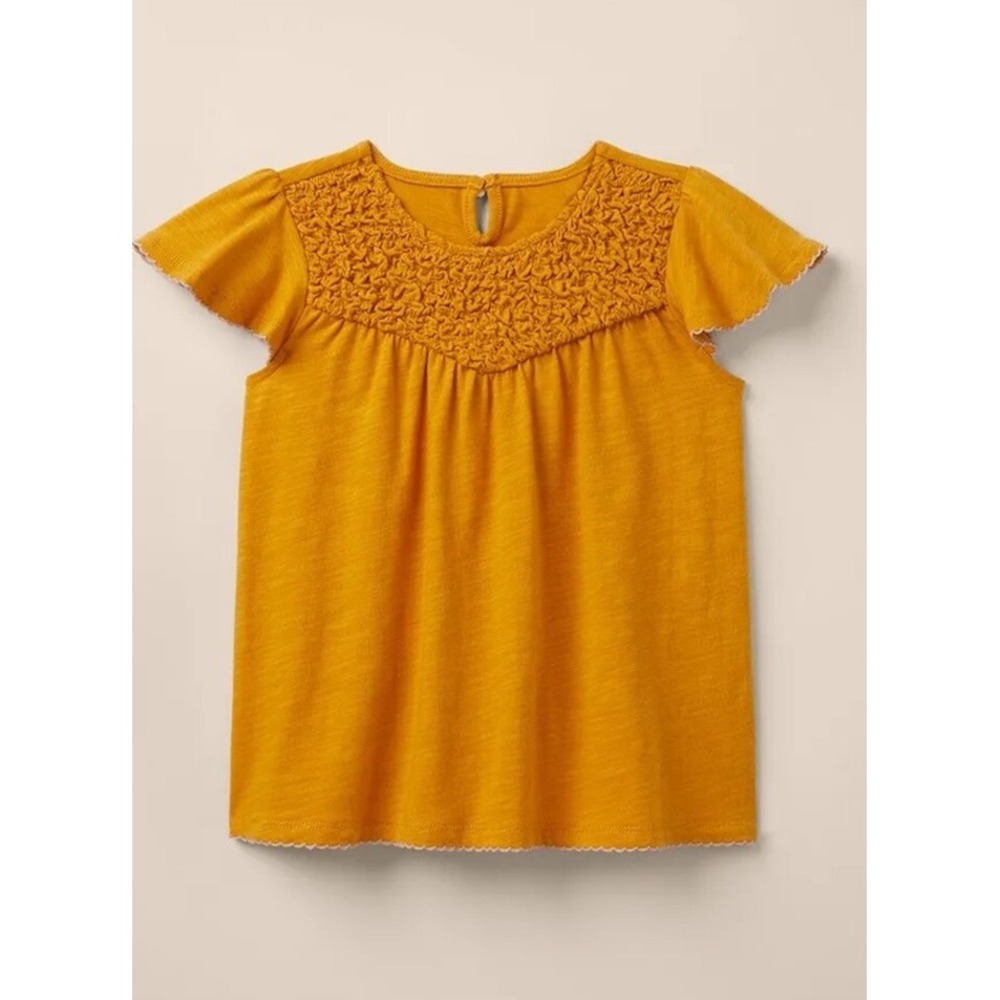 Matilda Jane Girls Heart to Heart Golden Hour Smocked Knit Top Size 10 New